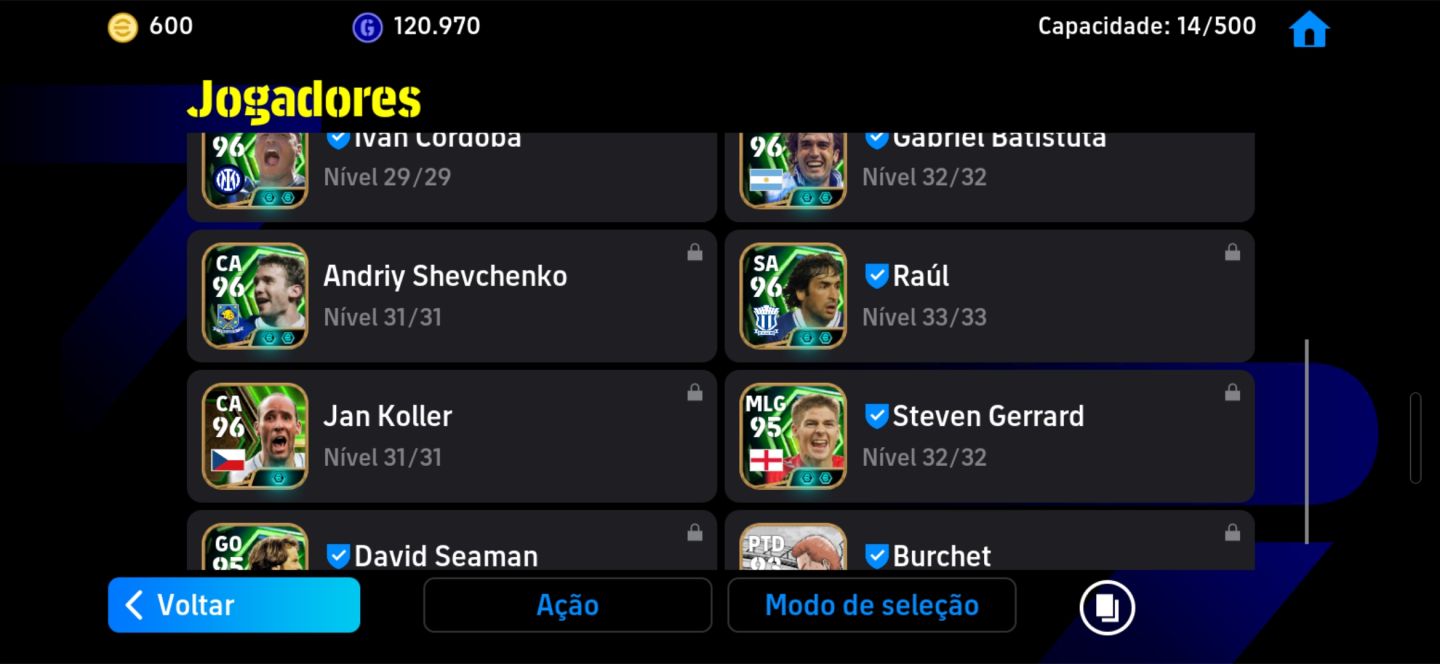 CONTA EFOOTBALL À VENDA