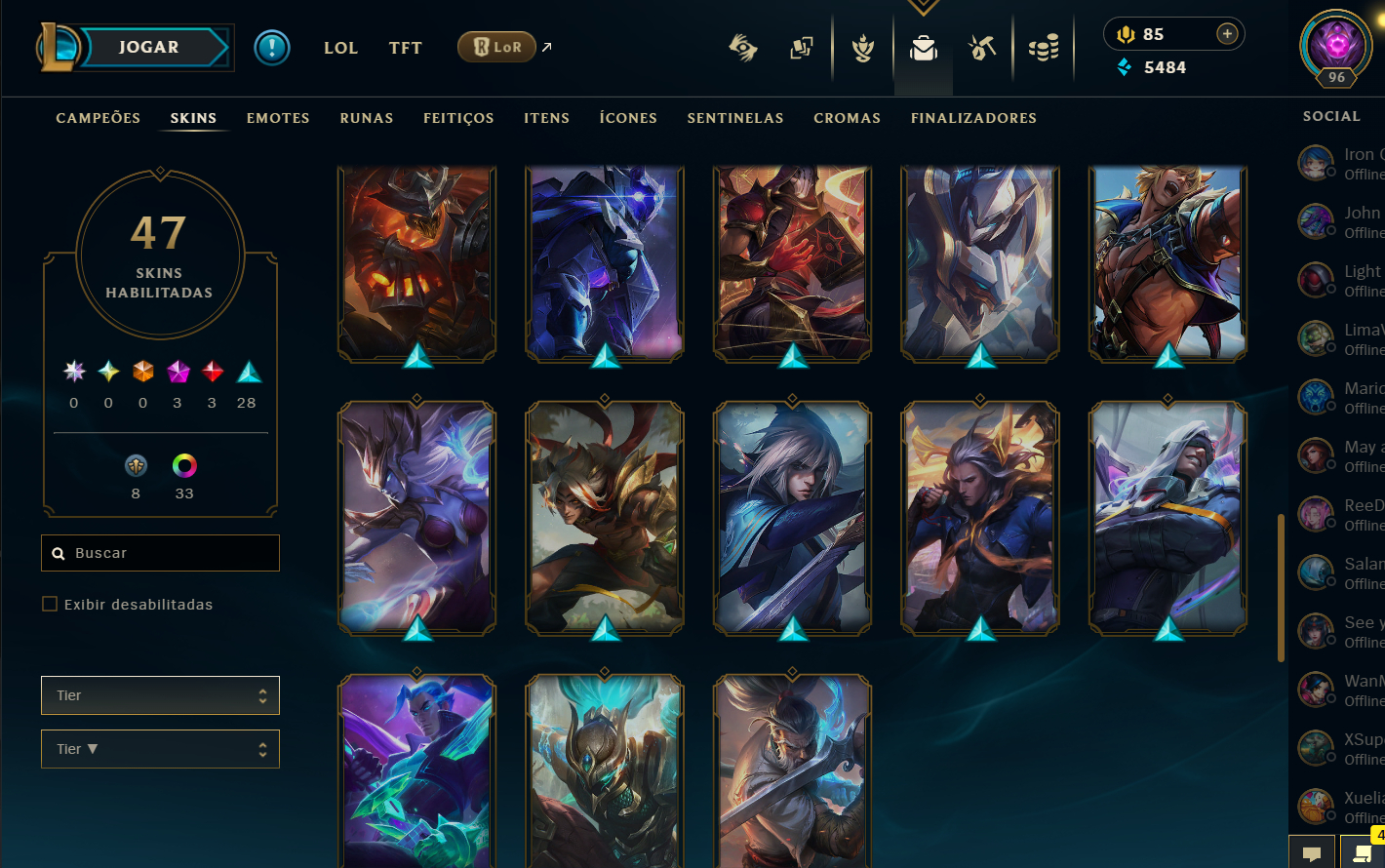 CONTA EX MASTER MMR BUFF (SMURF)