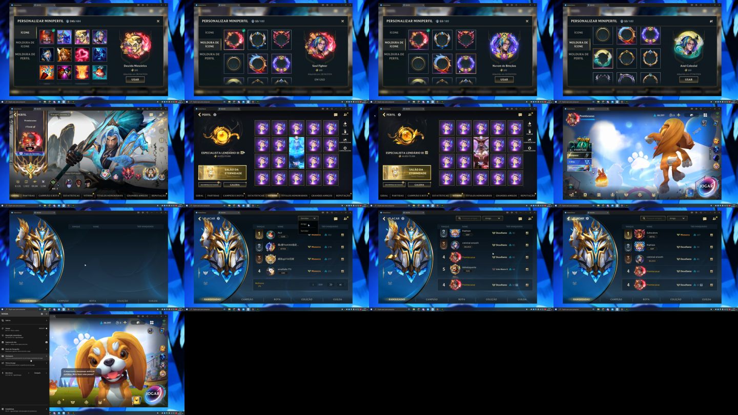CONTA WILD RIFT MAIN ADC HIGH ELO | 352 SKINS | CHALLENGER