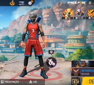 CONTA FREE FIRE LEVEL 81 PRIME 7 SOMBRA ROXA , UMP RUBI ,BANDEIRAO