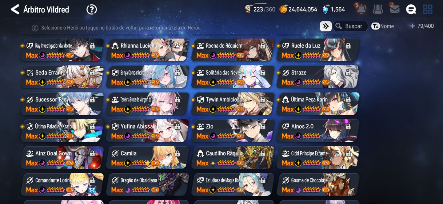 Conta Epic 7 Late Game (spd alta)
