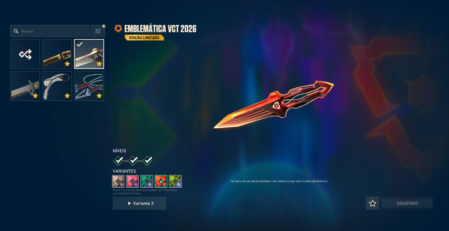 CONTA VALORANT COMPLETA BUNDLE CHAMPIONS 2025, BUNDLE VCT 2026 -3500 REIS GASTOS
