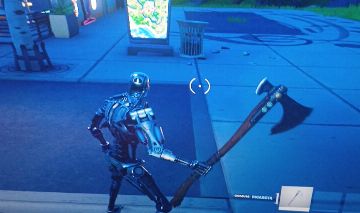 Conta fortnite com Machado leviatã