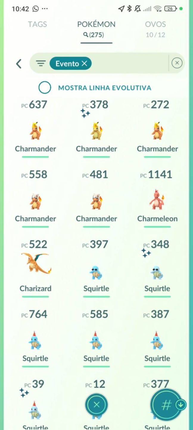 CONTA POKÉMON GO RARA LVL 70 | 1355 SHINY | 2647 POKÉMON | 275 EVENTOS
