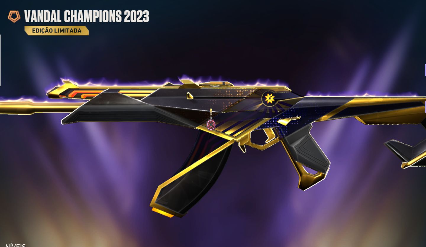 CONTA VALORANT COM TODAS AS SKINS CHAMPIONS + SKINS LIMITADAS VCT + CENTELHA VCT
