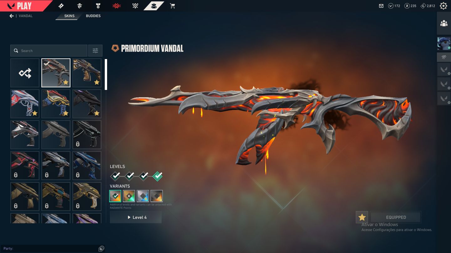 Conta Valorant Full Acesso | Lvl 155 | Vct 2025 Karambit