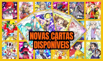 Cartas de Treinadores e Pokémon em PROMOÇÃO!