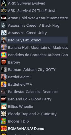 Conta Steam com mais de 9 anos