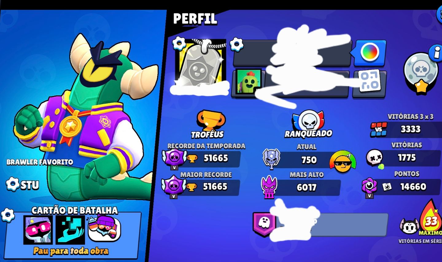 CONTA BRAWL STARS 2019(TODOS OS BRAWLERS 51K) + CLASH ROYALE 10K DE TROFÉUS