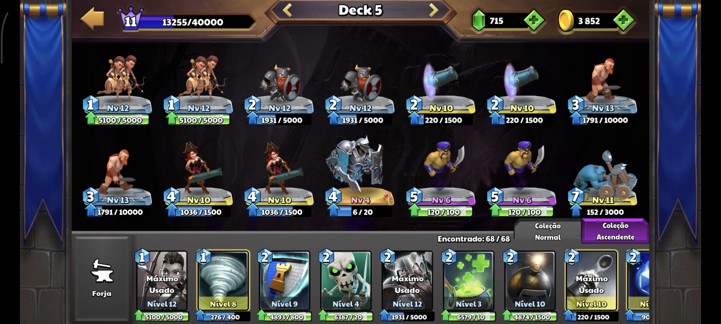 Conta Castle crush LV 11