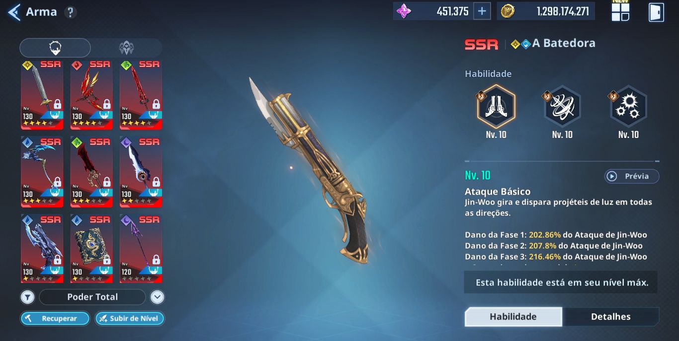 Solo Leveling: End Game - com 451Mil Núcleos Mágicos! + 2308 Tickets
