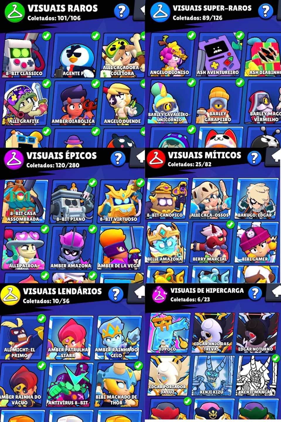 !! Conta muito boa de Brawl Stars e Clash Royale !!