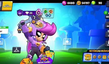 56k de troféus 439 SKINS 7 LENDÁRIAS 12 MÍTICAS 104 brawlers - conta de 2019