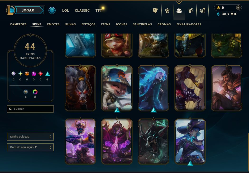 CONTA LOL UNRANKED + PRONTA PARA RANKED (NUNCA TEVE ELO) UPADA A MÃO