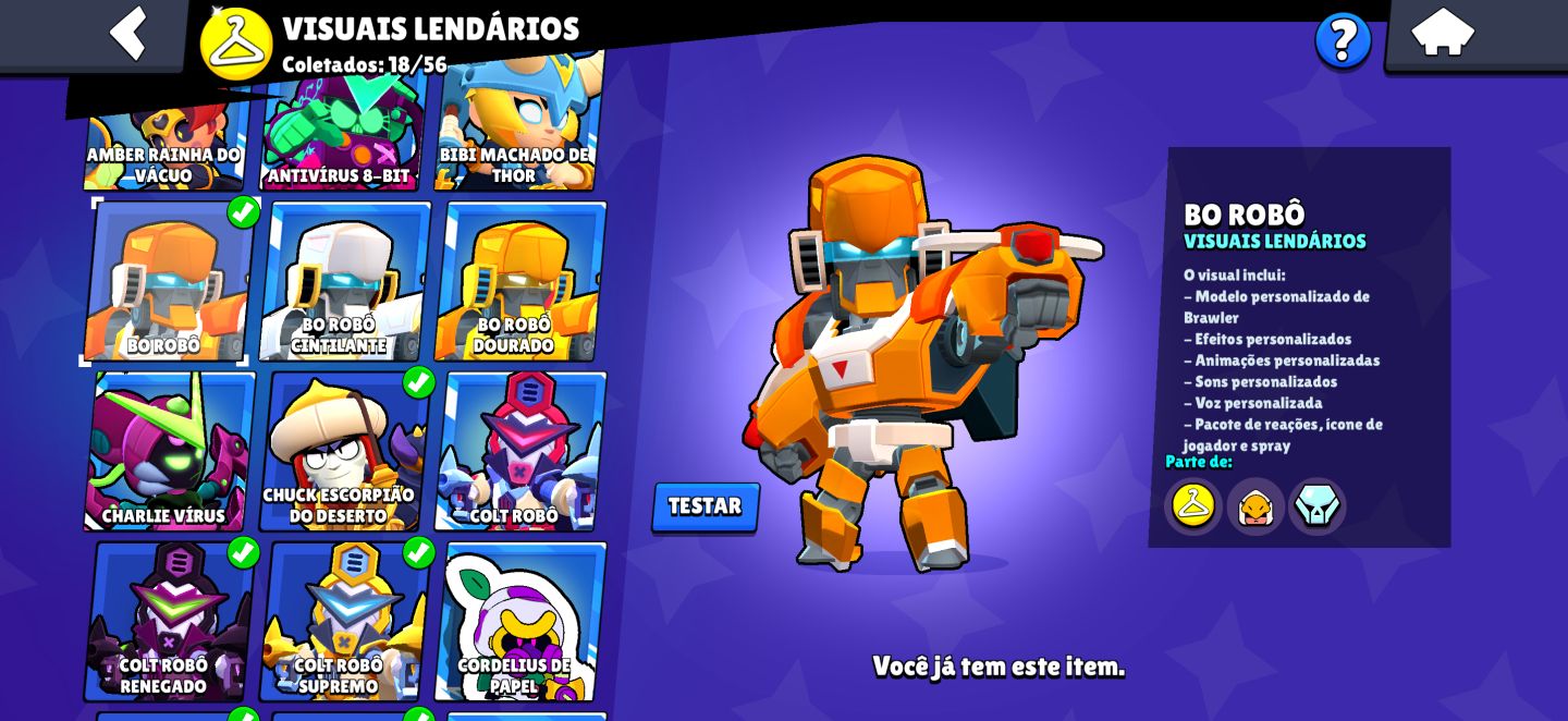 CONTA INCRÍVEL DE 72.7K DE TROFÉUS, 313 SKINS E TODOS OS BRAWLERS!