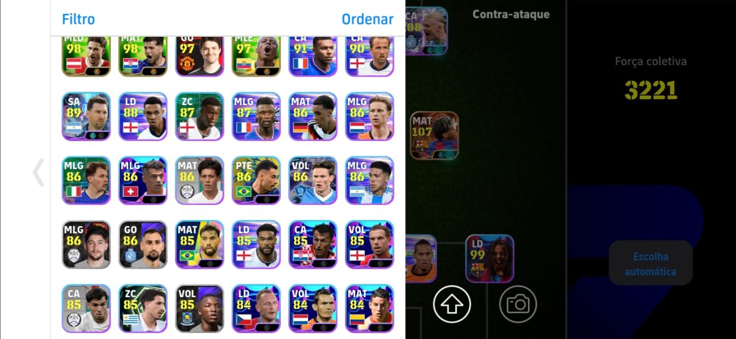 Conta com Cristiano ronaldo e yamal big time