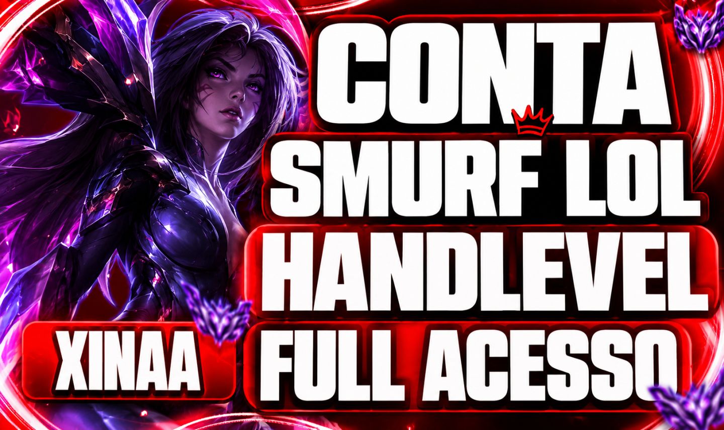 CONTAS SMURF LEAGUE OF LEGENDS (LOL) - LVL 20-30+ - FULL ACESSO [BR] HANDLEVEL