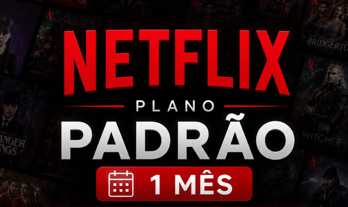 Netflix Plano Padrão | 1 Mês | Full HD