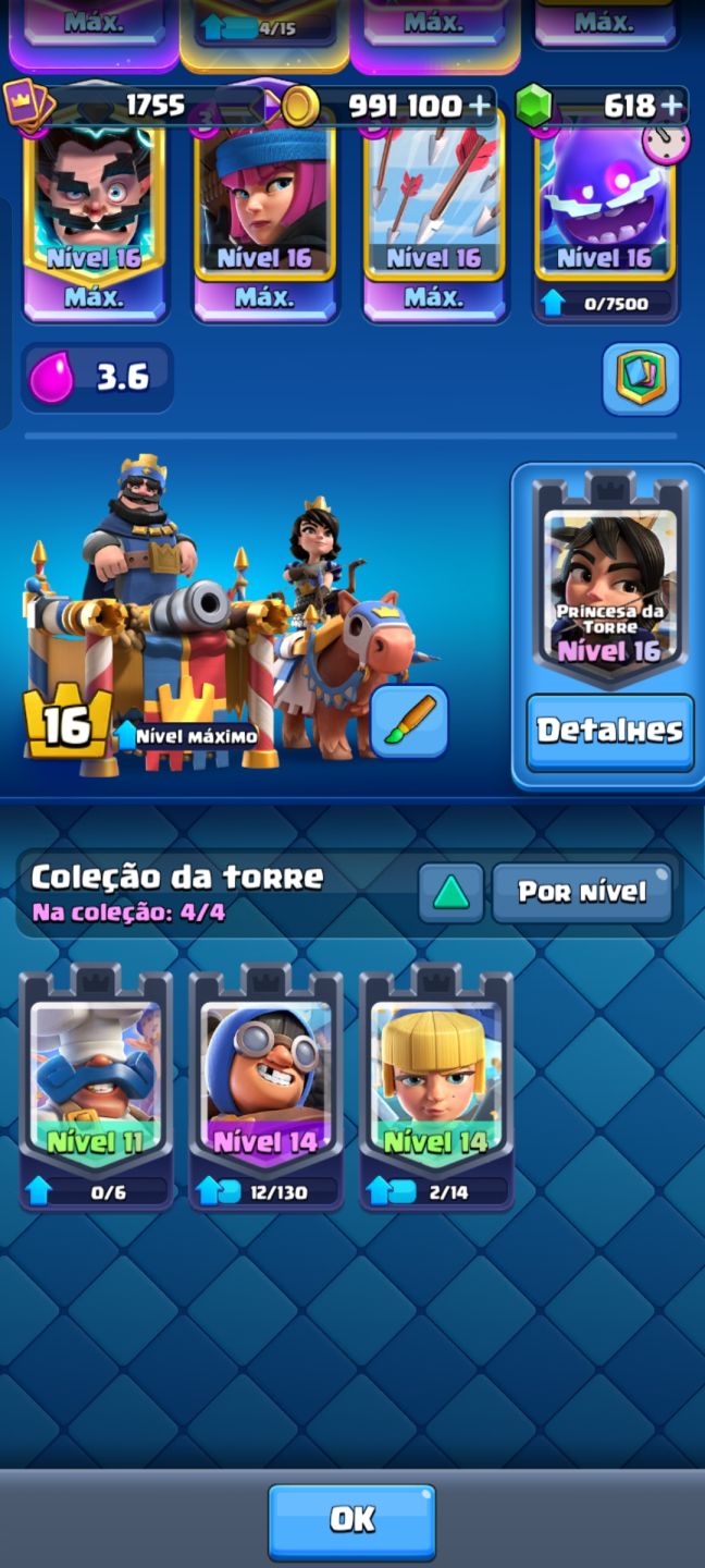 Conta Clash 12.539k Troféus
