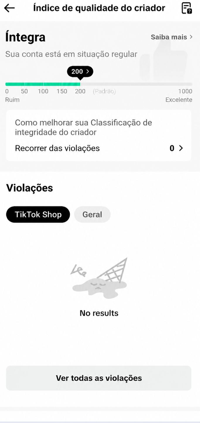 CONTA TIKTOK SHOP 1.485 SEGUIDORES REAIS | PERFIL ENGAJADO