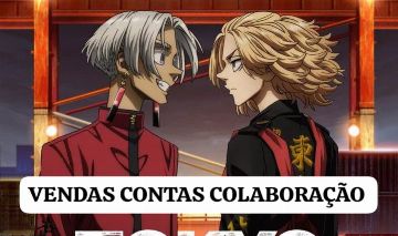 Contas colaboração Tokyo revengers:Manchiro sano,M-82,Katana e muito mais!!!
