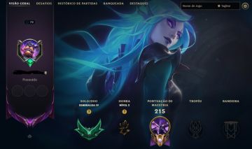 CONTA LOL ESMERALDA 4 DECAY DE MESTRE