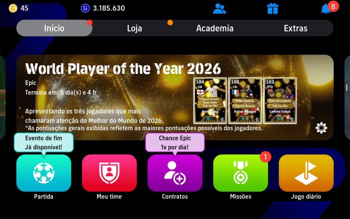 CONTA DE EFOOTBALL BRABA 3216