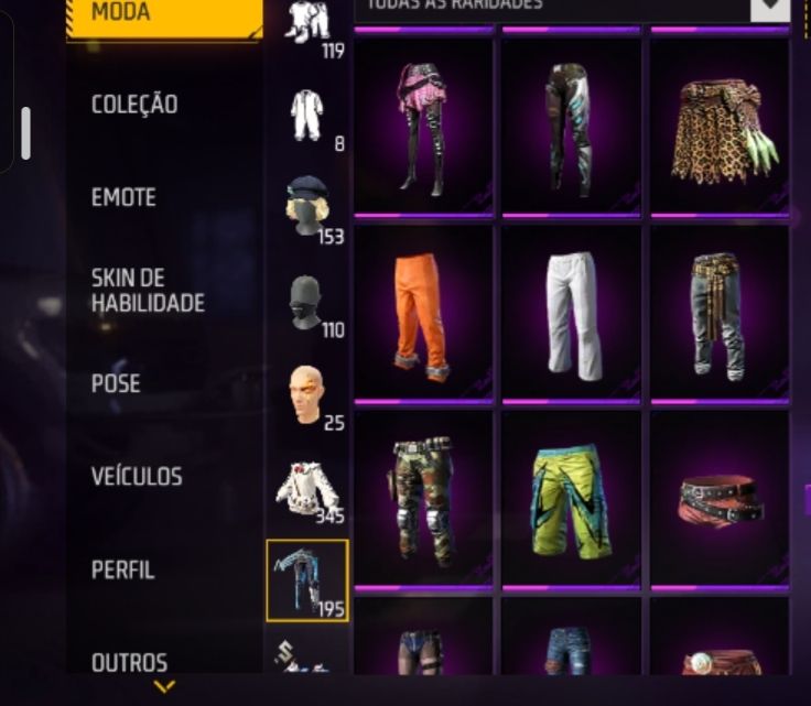 CONTA FREE FIRE 8 ANOS | PRIME 4 | MUITAS ARMAS ATRIBUTADAS