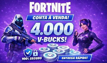 CONTA FORTNITE COM 4000 V-BUCKS - ACESSO TOTAL