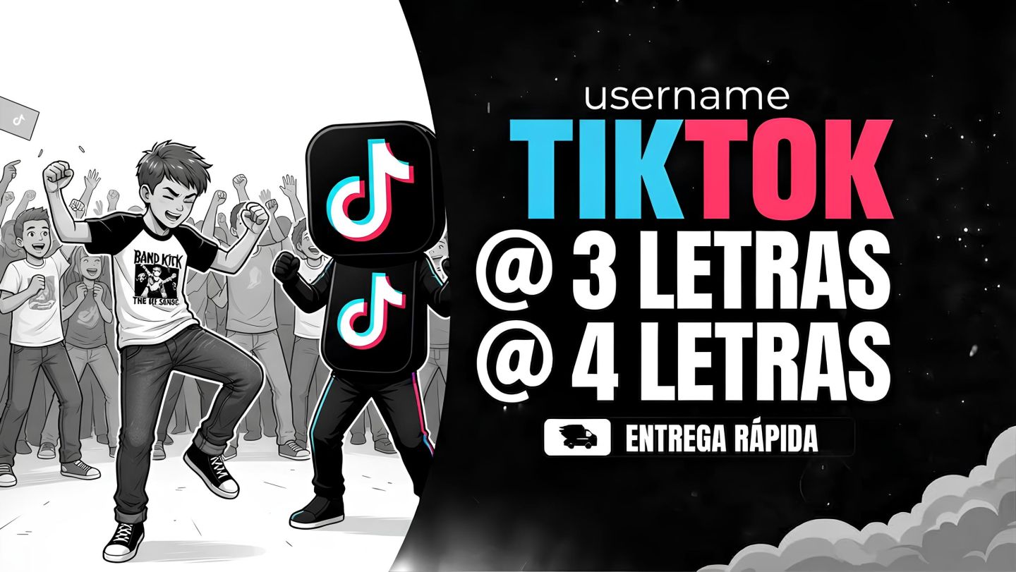 CONTA TIKTOK | USER 3 LETRAS, 4 LETRAS (USERNAMES: 3L, 4L, PALAVRAS)