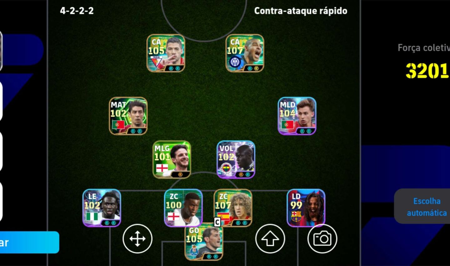 CONTA DE eFOOTBALL À VENDA! FORCA 3201