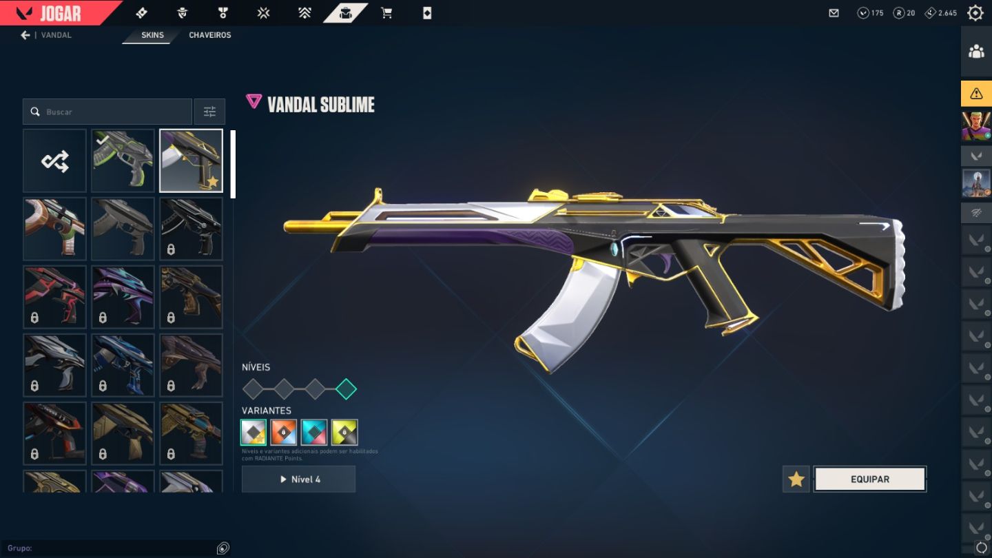 CONTA VALORANT ANTIGA KARAMBIT SUBLIME