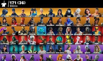 CONTA FORTNITE 171 SKINS + SALVE O MUNDO OG