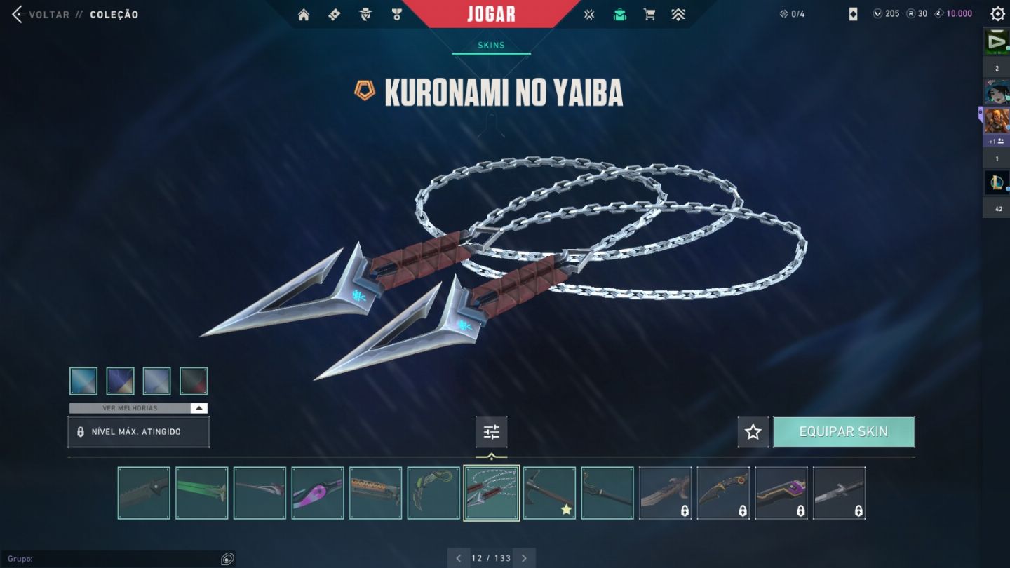 Conta valorant com 2.5k gastos