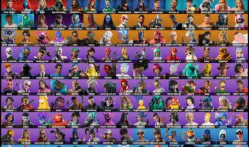 Conta de Fortnite TRYHARD [ 178 skins + 217 picaretas + 194 emotes ]