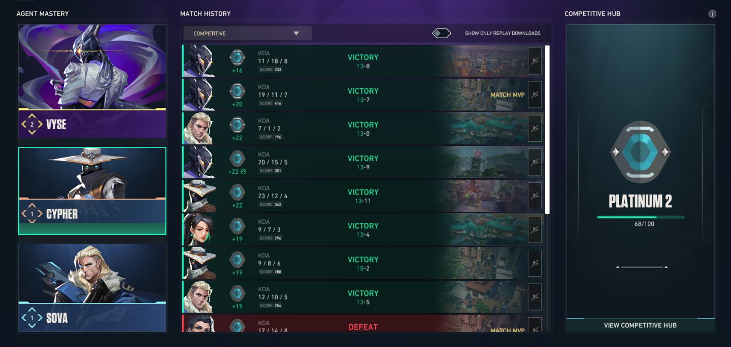Conta valorant com 4k gastos, faca vct 2026 com mt skin