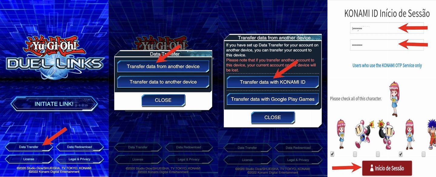 Promoção - Contas Yu-Gi-Oh! Duel Links - 45.000-255.000 Gemas