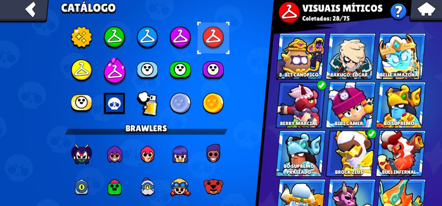 Conta de Brawl stars mestre 3 rara