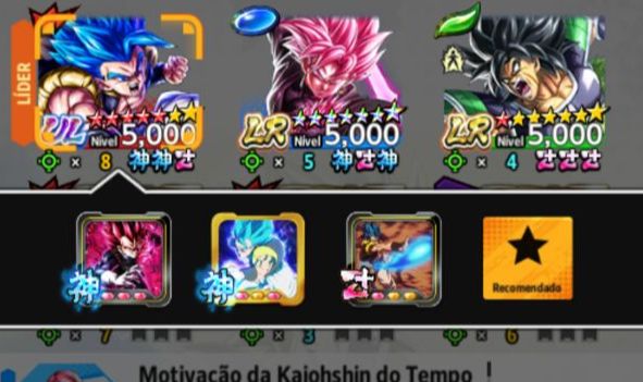 CONTA AVANÇADA COM O NOVO GOGETA ULTRA 12*, BROLY LR 8*, GOKU BLACK LR 14*