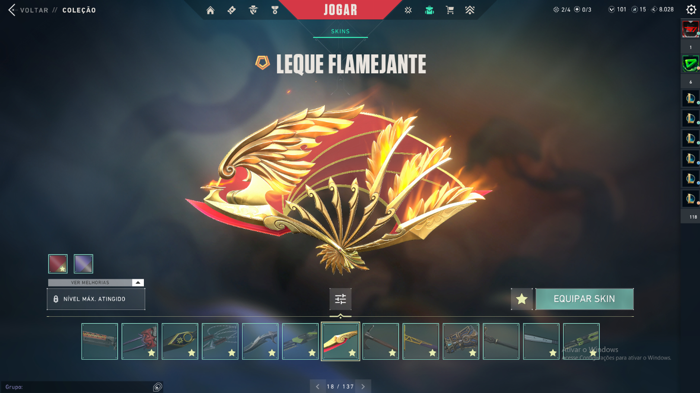 Conta RIOT - League of Legends(837 skins)/Valorant(182 skins)/TFT (+15k GASTO)