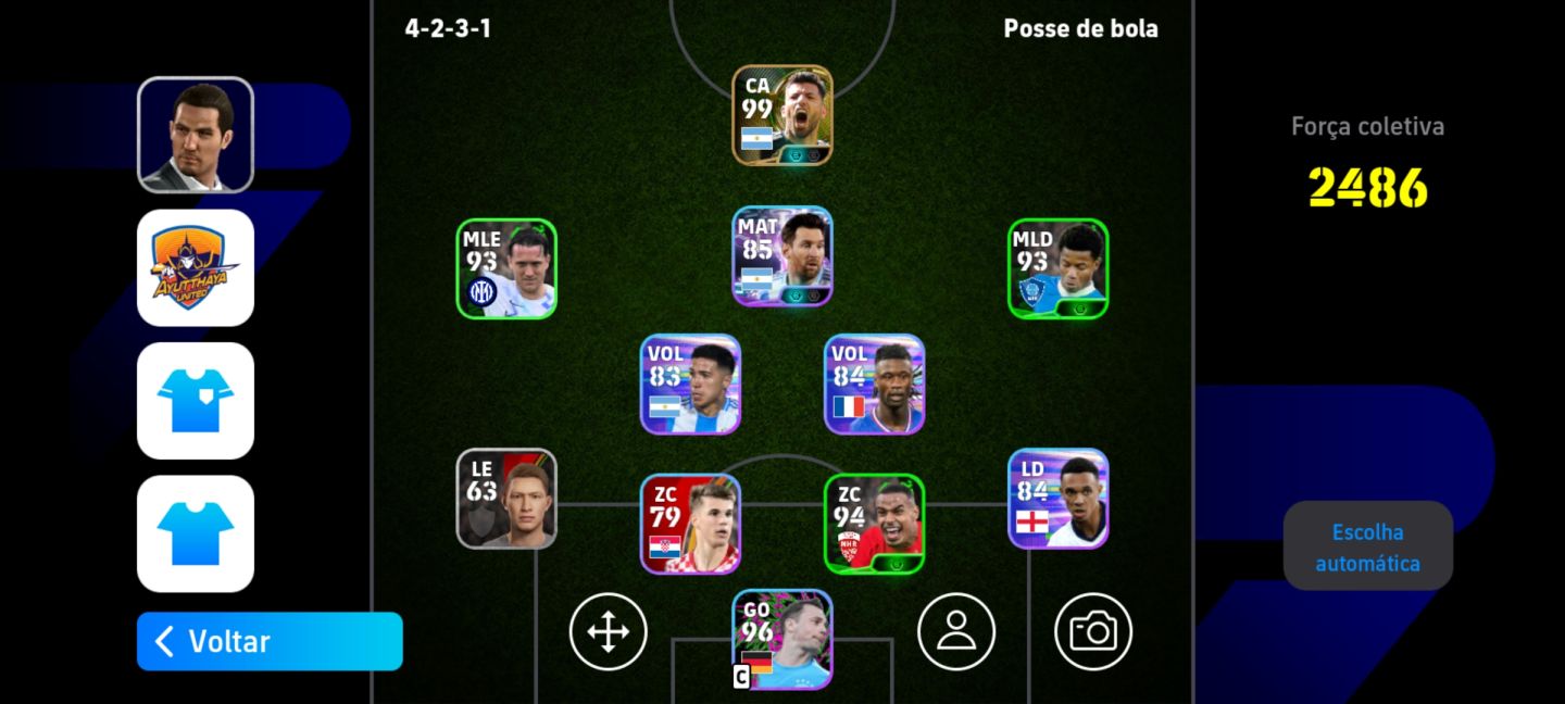 CONTA EFOOTBALL INICIANTE | COM SERGIO AGUERO