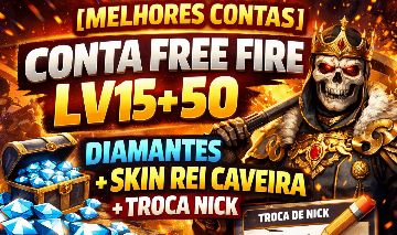 [MELHORES CONTAS] CONTA FREE FIRE LV 15