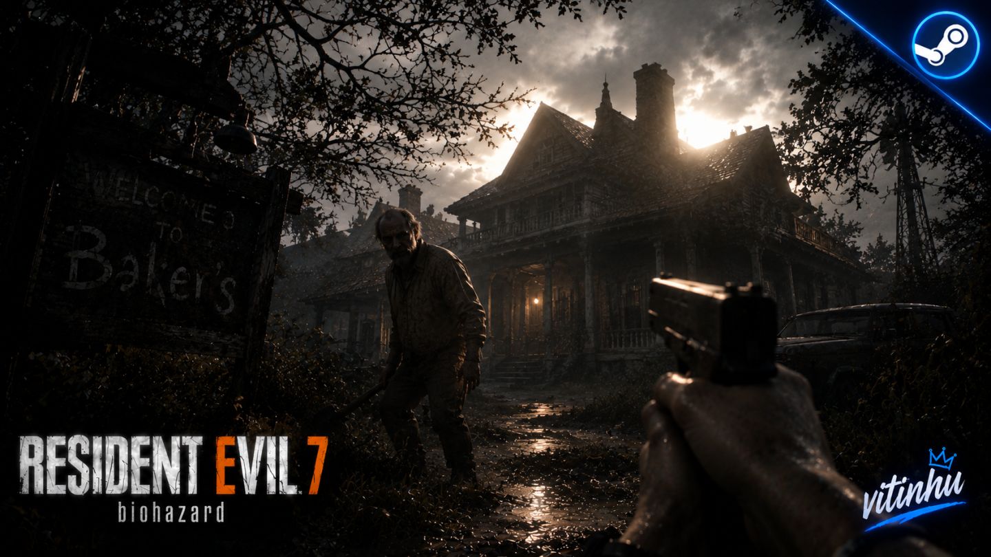 KEY RESIDENT EVIL 4 REMAKE - RESIDENT EVIL 7 - LIMITADO - STEAM