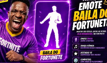 [PROMOÇÃO] Emote Baila Vini Jr Fortnite Código Original [Entrega Automática]
