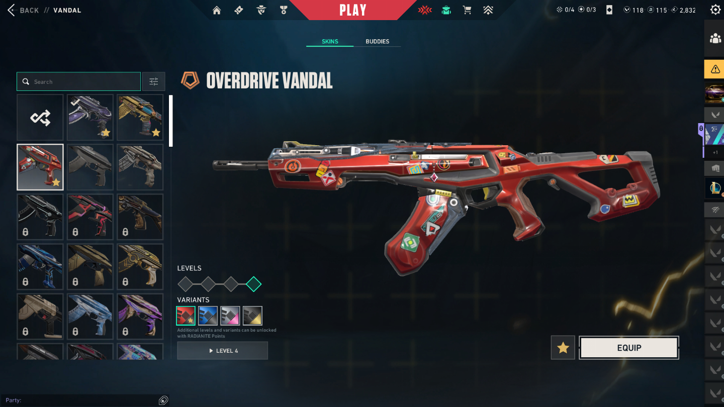 Conta sem elo com bastante skin
