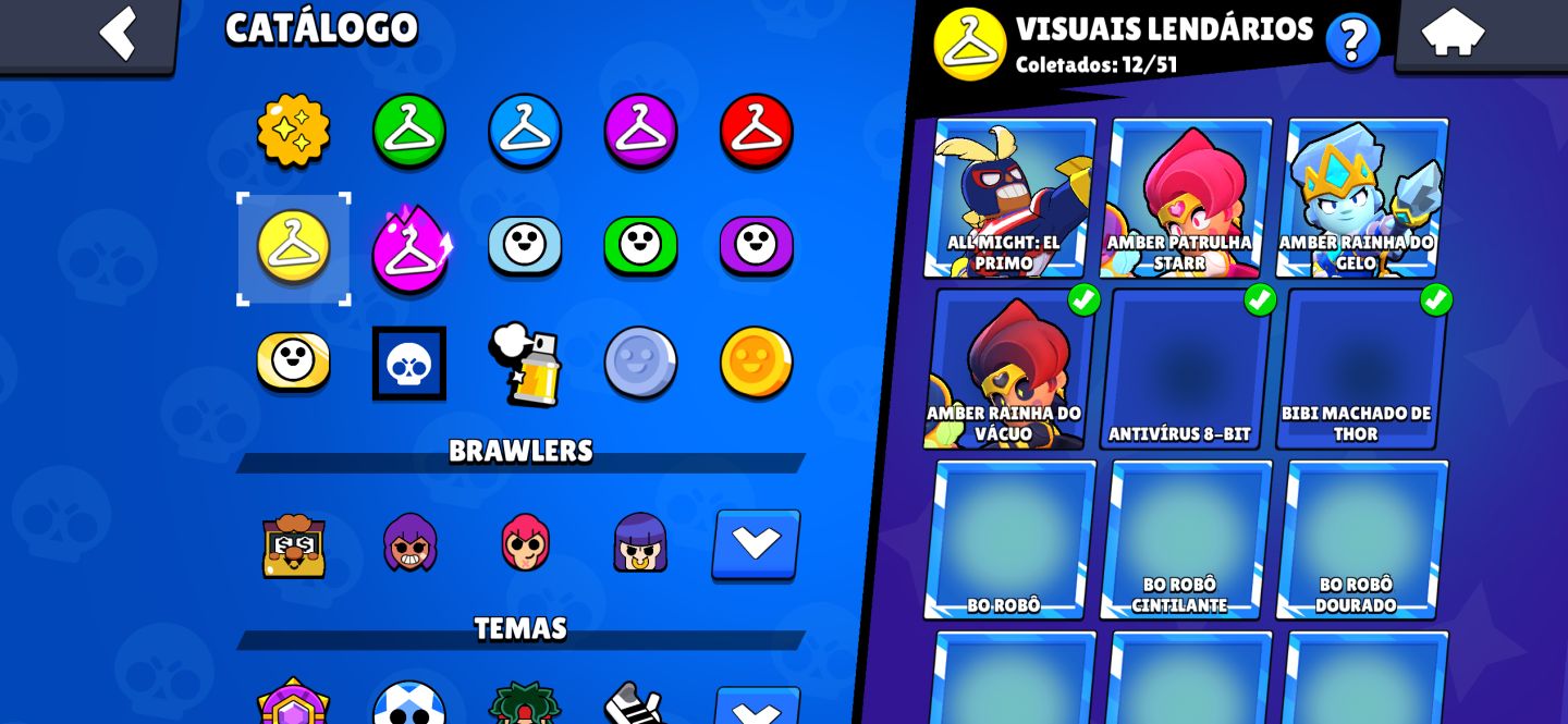 Conta brawl stars 56k + 288 skins