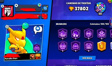 CONTA DE BRAWL STARS 104 BRAWLERS | 37K DE TROFEUS PROMOÇÃO