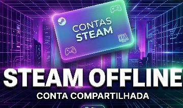 JOGOS DA ATUALIDADE - STEAM CONTA OFFLINE - CONTA COMPARTILHADA
