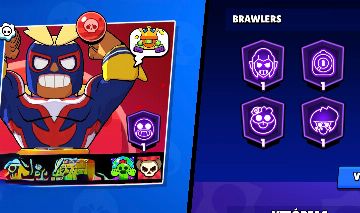 Conta Brawl Stars Full Brawlers (102/102) | Sirius, Kenji, Chester e Mais