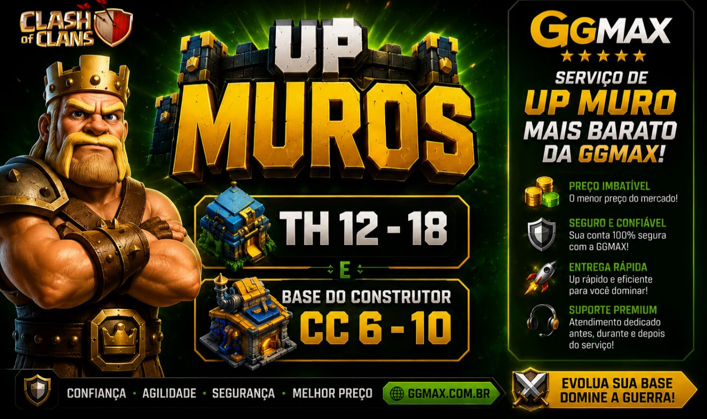 UPGRADE DE MUROS NA BASE PRINCIPAL E BASE DO CONSTRUTOR